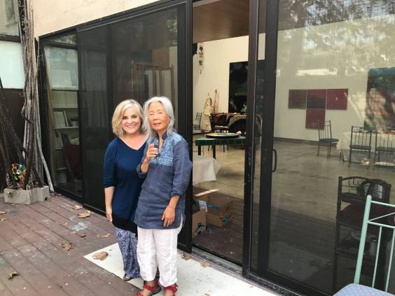 Dr Jill Thayer and Diana Wong at Santa Monica studio