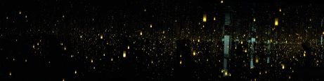 Fireflies on the Water (panoramic)